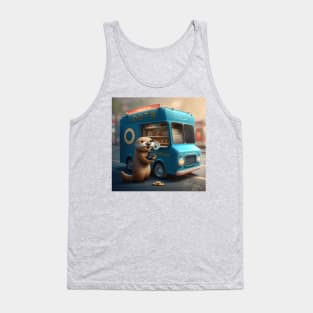 Letter O for Otter Operating their OOTR truck from AdventuresOfSela Tank Top